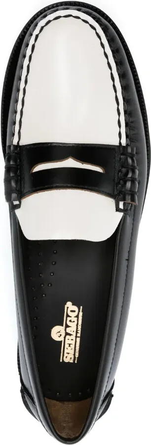 Two-Tone Leather Oxford Shoes - Image 4