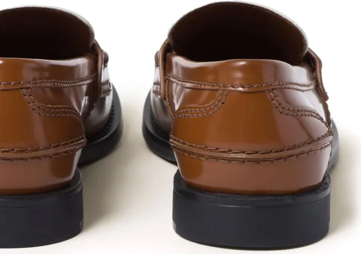Two-Tone Leather Penny Loafers - Image 3