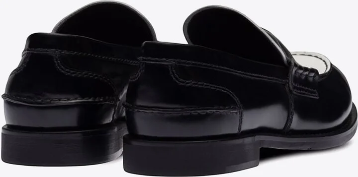 Two-Tone Leather Penny Loafers - Image 2