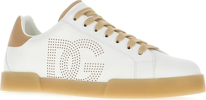 Two-tone Leather Portofino Sneakers - Image 2
