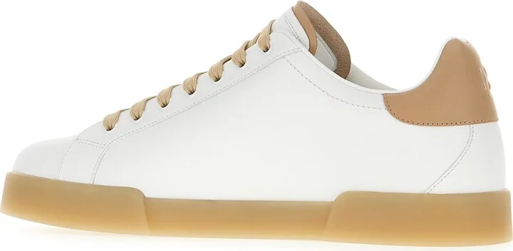 Two-tone Leather Portofino Sneakers - Image 3