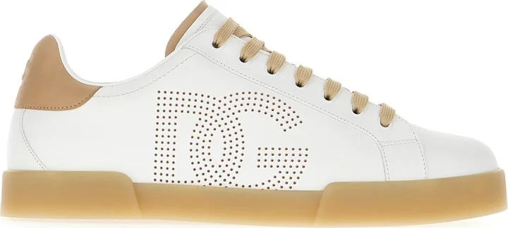 Two-tone Leather Portofino Sneakers