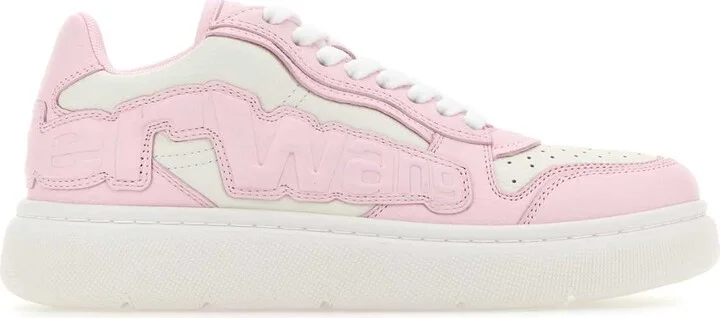 Two-tone Leather Puff Sneakers
