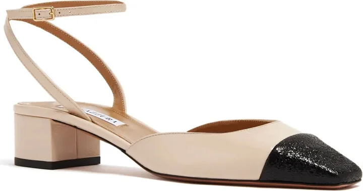 Two-Tone Leather Pumps - Image 2