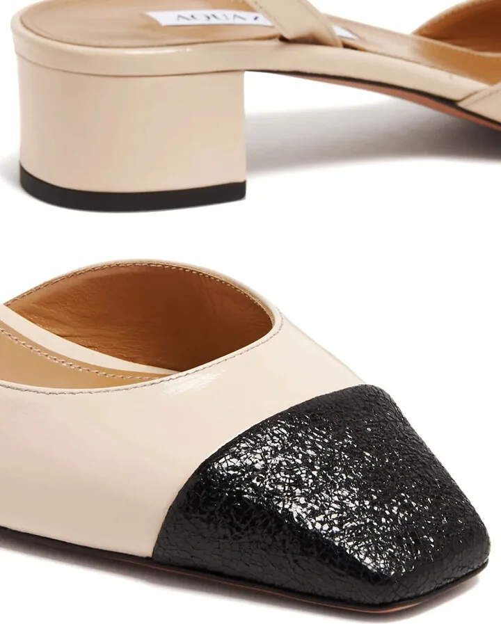Two-Tone Leather Pumps - Image 5