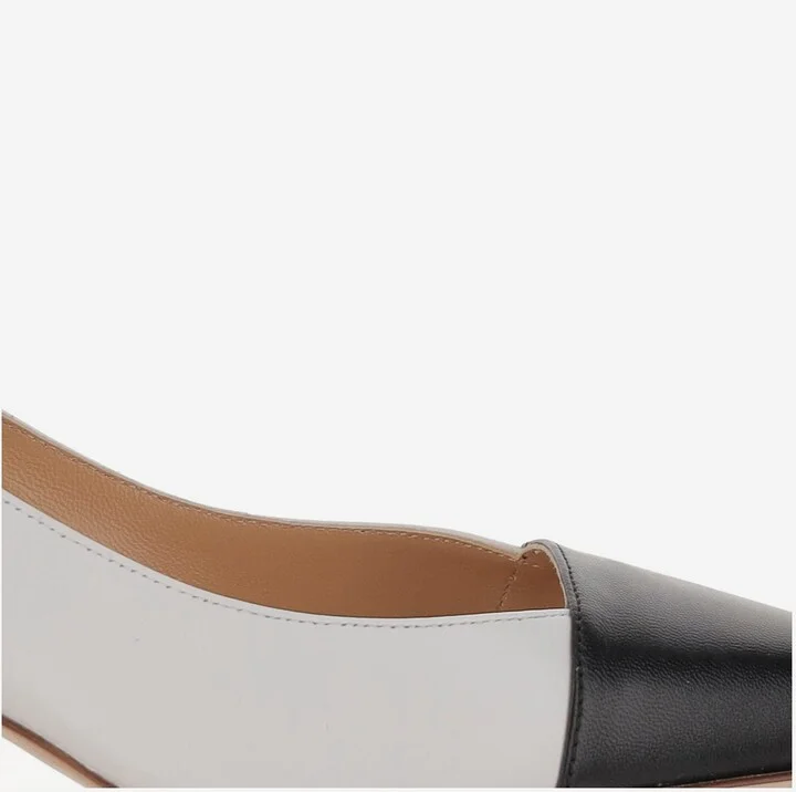 Two-tone Leather Pumps - Image 5