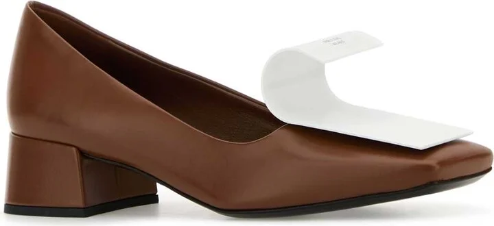 Two-tone Leather Pumps - Image 2