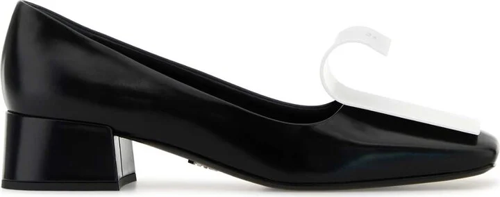 Two-tone Leather Pumps