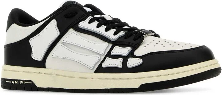 Two-tone Leather Skel Sneakers - Image 2