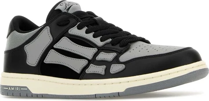 Two-tone Leather Skel Sneakers - Image 2