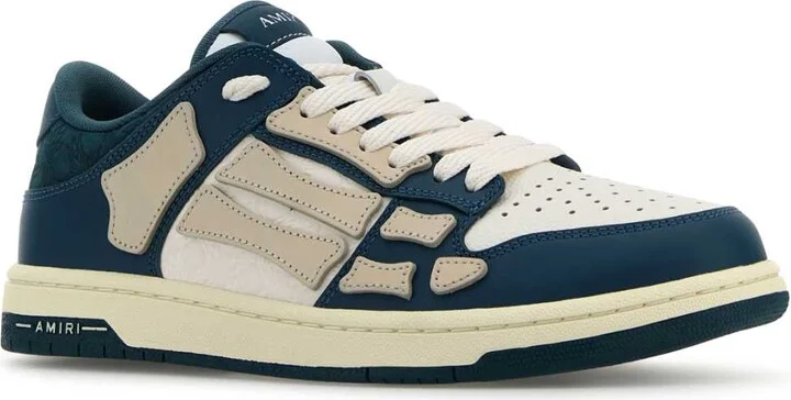 Two-tone Leather Skel Sneakers - Image 2