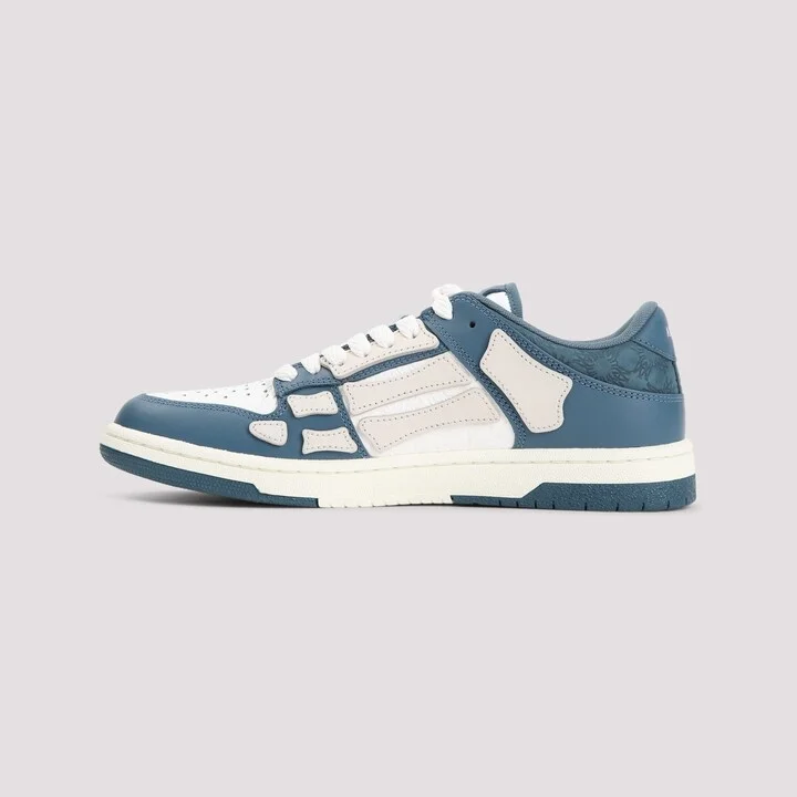Two-tone leather Skel sneakers