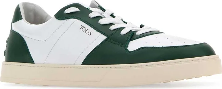 Two-tone Leather Sneakers - Image 2