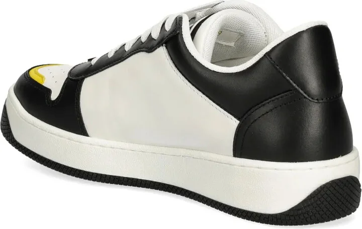 Two-Tone Leather Sneakers - Image 3