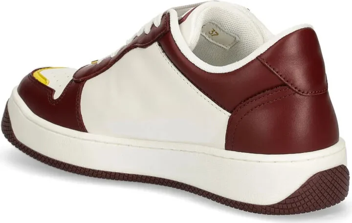 Two-Tone Leather Sneakers - Image 3