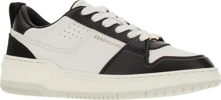 Two-tone Leather Sneakers - Image 2