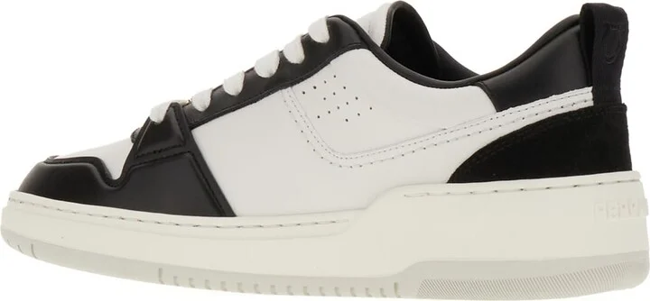 Two-tone Leather Sneakers - Image 3