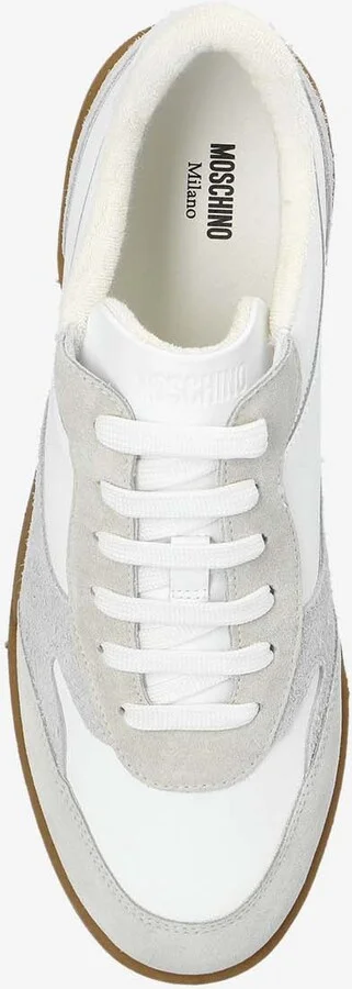 Two-Tone Leather Sneakers - Image 3