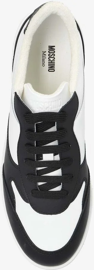 Two-Tone Leather Sneakers - Image 3