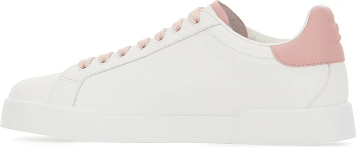 Two-tone Leather Sneakers - Image 3