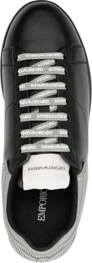 Two-Tone Leather Sneakers - Image 3