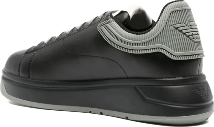 Two-Tone Leather Sneakers - Image 4