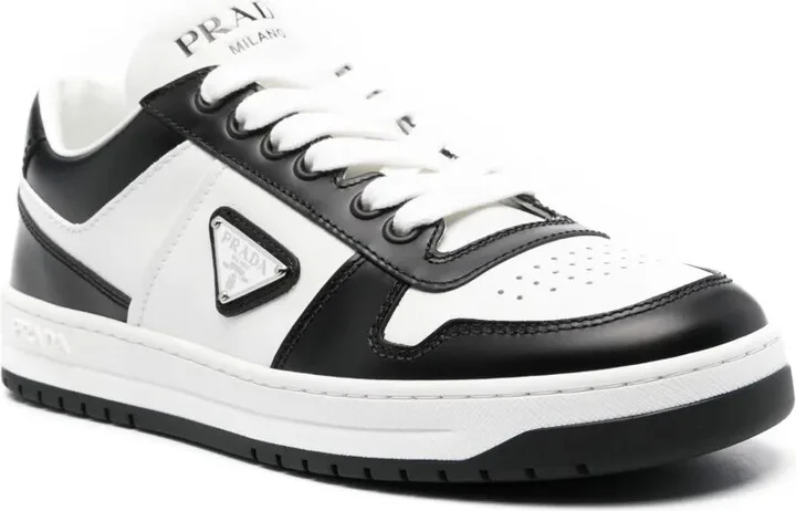 Two-Tone Leather Sneakers - Image 2