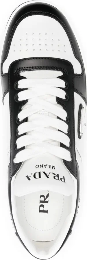 Two-Tone Leather Sneakers - Image 4