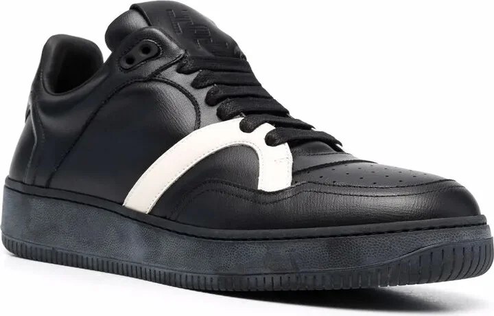 Two-Tone Leather Sneakers - Image 2