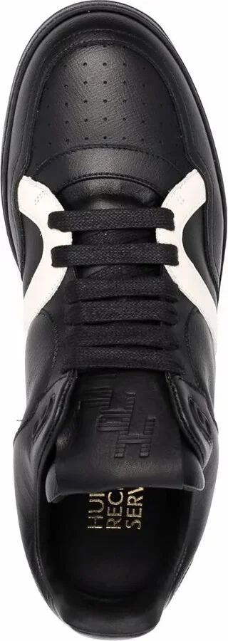 Two-Tone Leather Sneakers - Image 4
