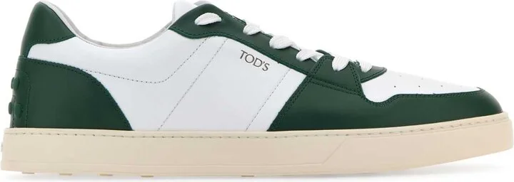 Two-tone Leather Sneakers
