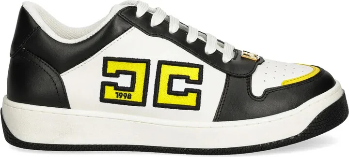 Two-Tone Leather Sneakers
