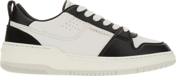 Two-tone Leather Sneakers