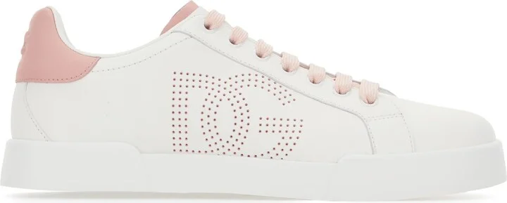 Two-tone Leather Sneakers