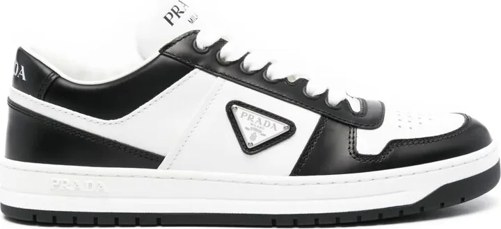 Two-Tone Leather Sneakers