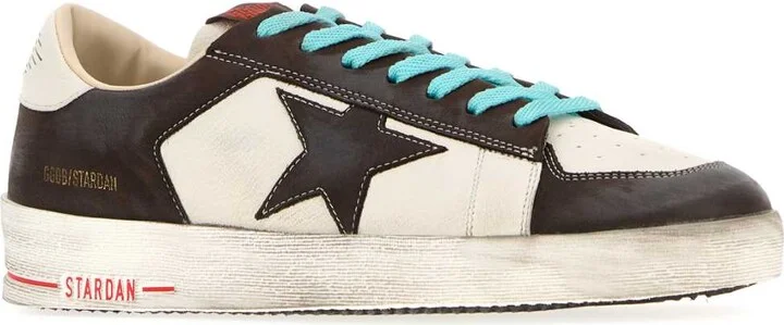 Two-tone Leather Stardan Sneakers - Image 2