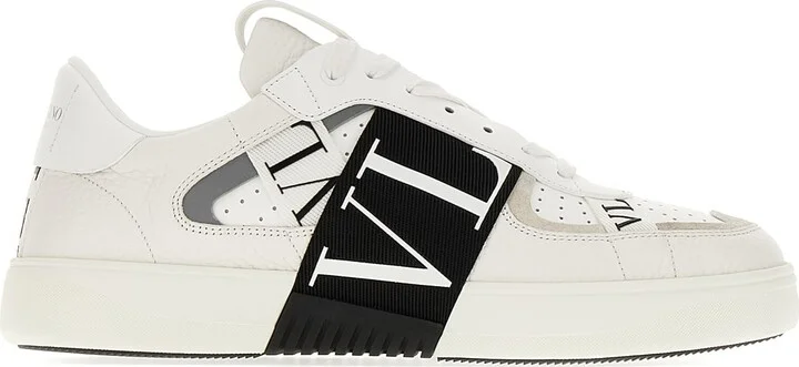 Two-tone Leather Vl7n Sneakers