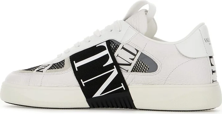 Two-tone Leather Vltn Sneakers - Image 3