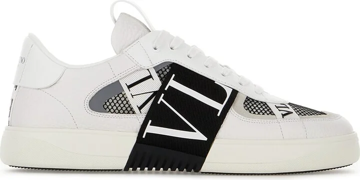 Two-tone Leather Vltn Sneakers