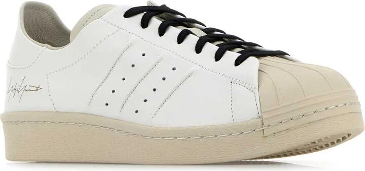 Two-tone Leather Y-3 Superstar Sneakers - Image 2