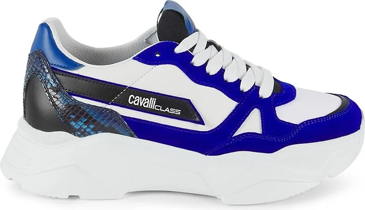 Two Tone Logo Running Sneakers