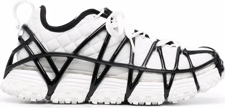 Two-Tone Low-Top Sneakers