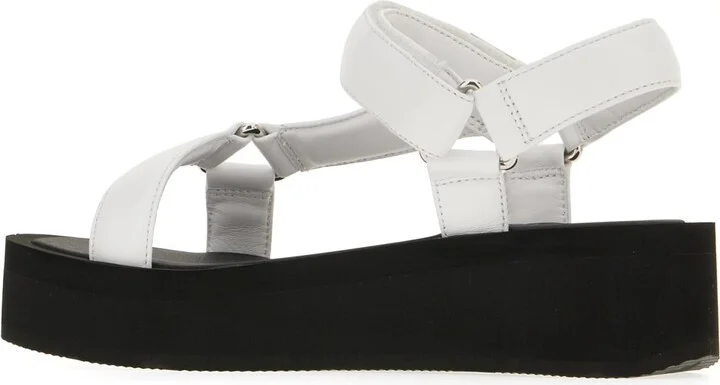 Two-tone Nappa Leather Mellow Sandals - Image 3