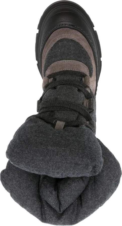 Two-Tone Panelled Ankle Boots - Image 4