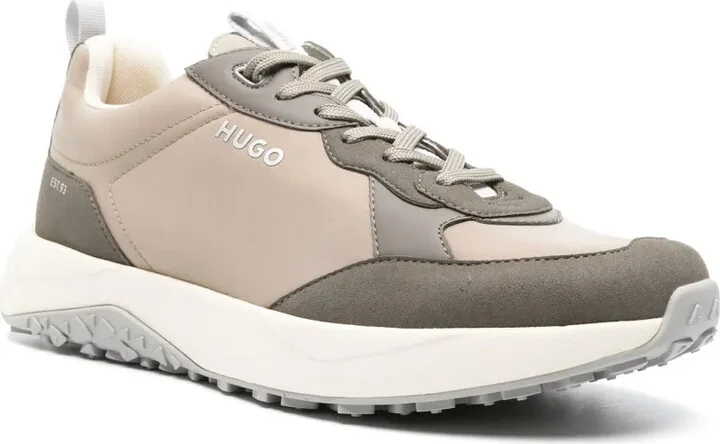 Two-Tone Panelled Sneakers - Image 2