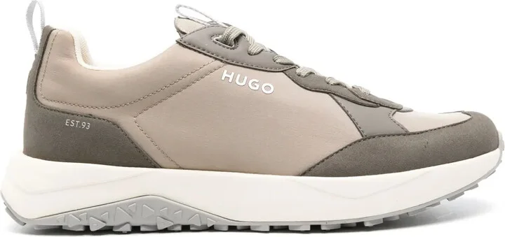 Two-Tone Panelled Sneakers
