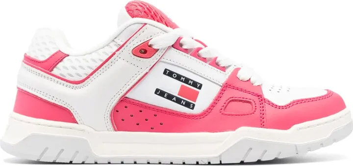 Two-Tone Panelled Sneakers