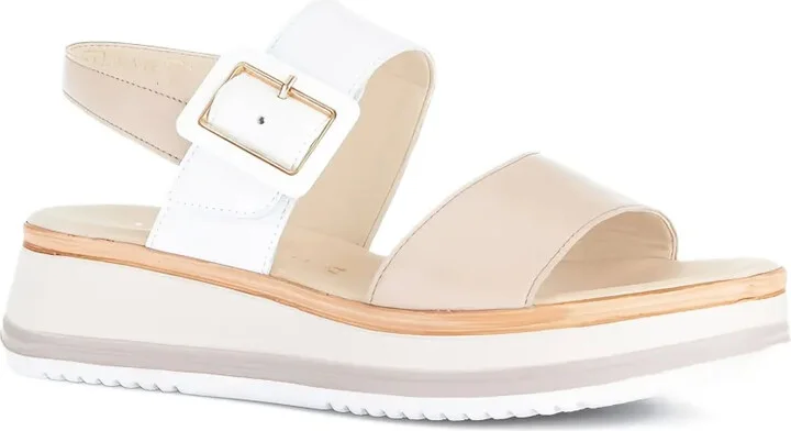 Two-Tone Platform Sandals - Image 2