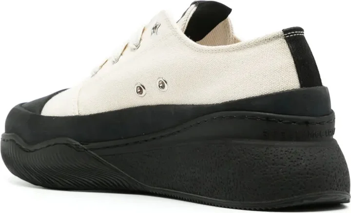 Two-Tone Platform Sneakers - Image 3