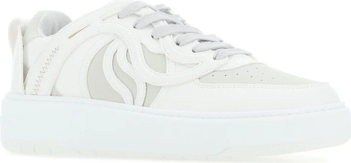 Two-tone Sporty Mat S-wave Sneakers - Image 2